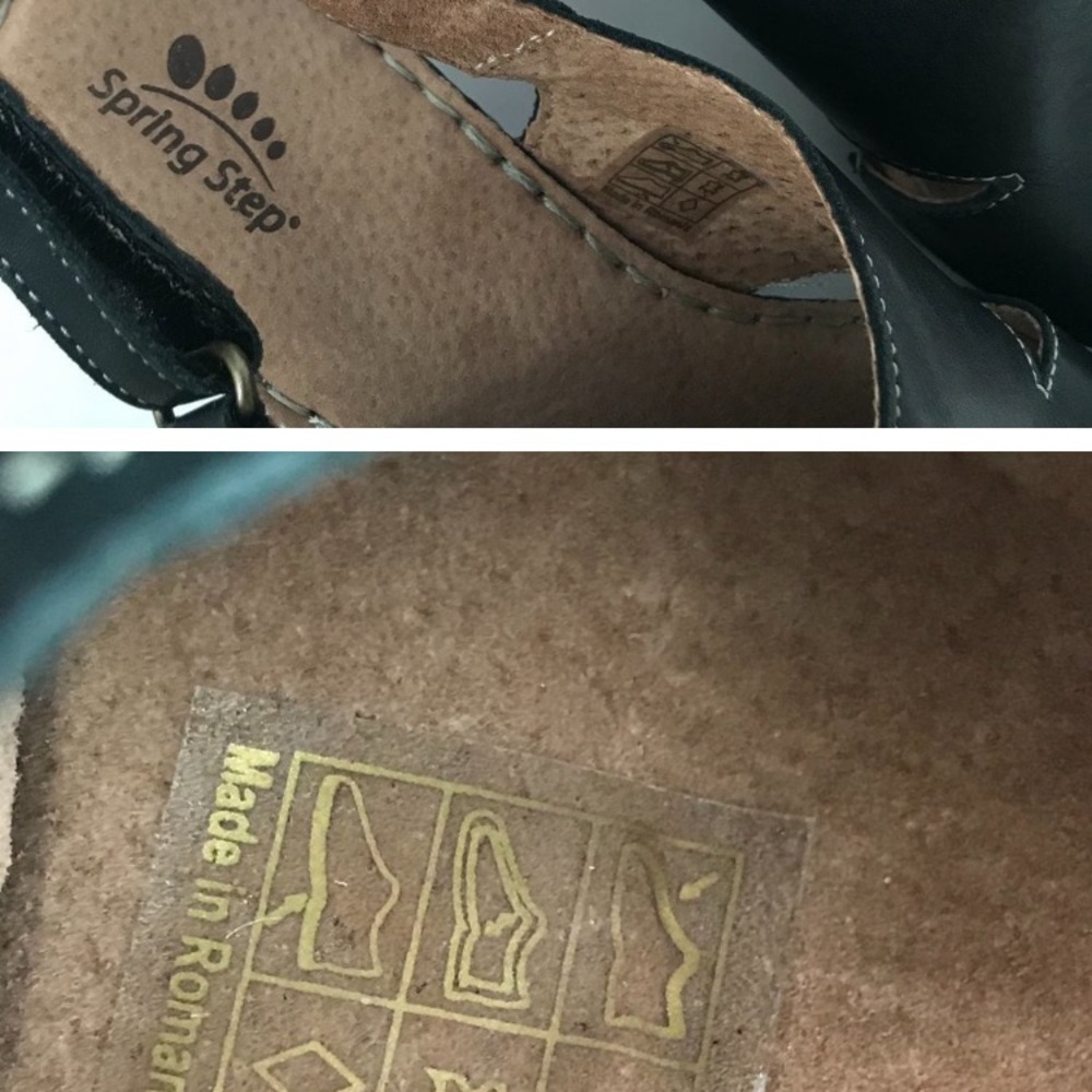 Spring Step Sling Back Wedge Sandals 6 - Picture 6 of 6